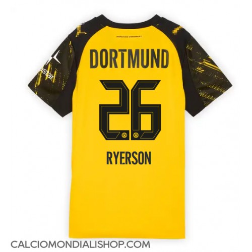 Maglie da calcio Borussia Dortmund Julian Ryerson #26 Prima Maglia Femminile 2025-26 Manica Corta